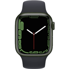 Apple Watch Series 7 45mm Refurbished | Groen Aluminium | 4G | Zwart Sportbandje | Accessoires | 1 Jaar Garantie