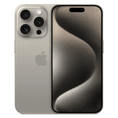 Apple iPhone 15 Pro 128 GB Refurbished | 1 jaar Garantie | Inclusief Accessoires | Titanium Zilver