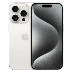 Apple iPhone 15 Pro 256 GB Refurbished | Dual-SIM | Titanium Wit | 1 jaar Garantie | Accessoires