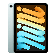 Apple iPad Mini 7 256 Go reconditionné | Bleu | Wi-Fi + 5G (eSIM) | Garantie de 1 an | Accessoires