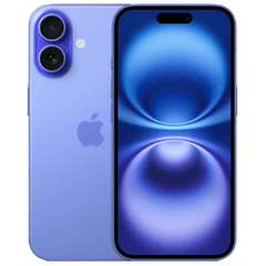 Apple iPhone 16 128GB Refurbished | Blauw | 2 jaar Garantie | Inclusief Accessoires