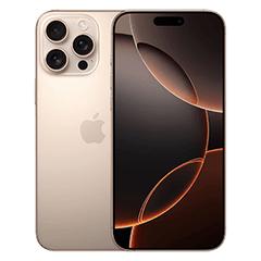 Apple iPhone 16 Pro 256 GB Refurbished | Desert Titanium | 1 jaar Garantie | Accessoires