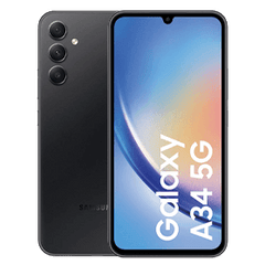 Samsung Galaxy A34 5G Refurbished | Dual SIM | Zwart | 1 jaar Garantie | Accessoires