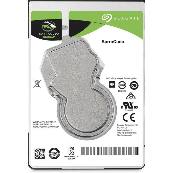 Seagate HDD 500 GB Barracuda Hardschijf (HDD) | ST500LM034 | 2.5 inch - Storage
