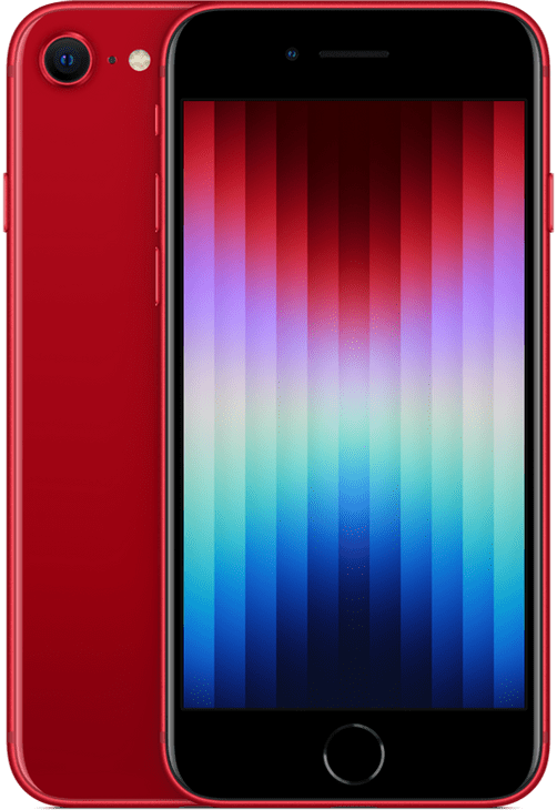 Apple iPhone SE 3 (3e generatie, 2022) 64 GB | 4,7″ Retina HD | A15 Bionic | Red | Refurbished