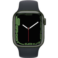 Apple Watch Series 7 45mm Refurbished | Groen Aluminium | Wifi | Zwart Sportbandje | 2 jaar Garantie | Incl. Accessoires
