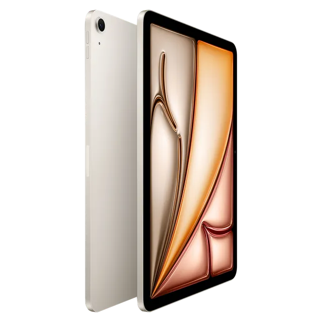 Apple iPad Air 6 (6e generatie, 2024) 11″ 128 GB Wi-Fi | Liquid Retina | M2-chip | Starlight | Refurbished