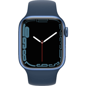 Apple Watch Series 7 41mm Refurbished | Alu Blauw | Wifi | Blauw Sportbandje | 2 jaar Garantie | Incl. Accessoires