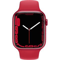 Apple Watch Series 7 41mm Refurbished | Rood Aluminium | 4G | Rood Sportbandje | 2 jaar Garantie | Incl. Accessoires