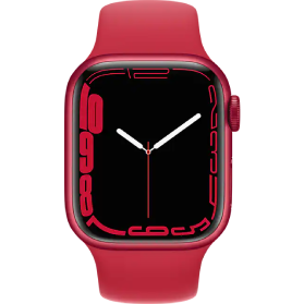 Apple Watch Series 7 41mm Refurbished | Rood Aluminium | WiFi | Rood Sportbandje | 2 jaar Garantie | Incl. Accessoires