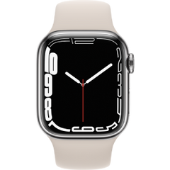 Apple Watch Series 7 41mm Refurbished | Aluminium Zilver | Wifi | Wit Sportbandje | 2 jaar Garantie | Incl. Accessoires