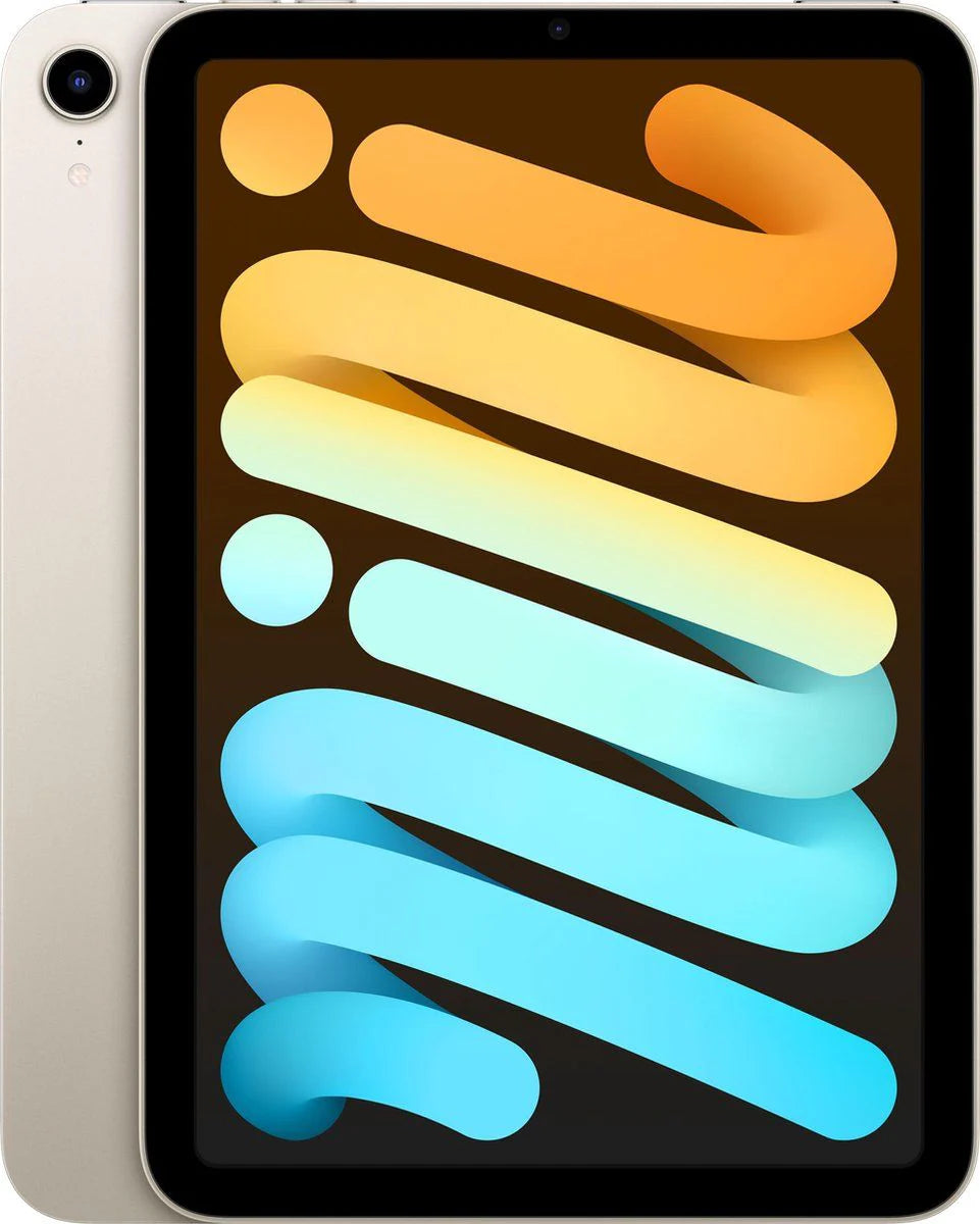 Apple iPad mini 6 (6e generatie, 2021) 256 GB Wi-Fi + Cellular | 8,3″ Liquid Retina | A15 Bionic | Starlight | Refurbished