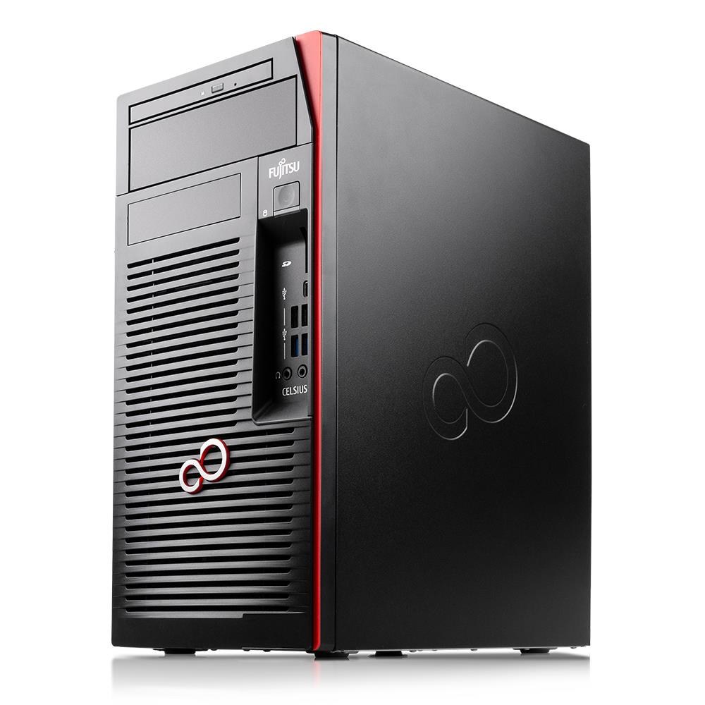 Fujitsu Celsius W550 Power | Intel Xeon E3-1275 v5 | 16GB RAM | 512GB SSD | DVD-RW
