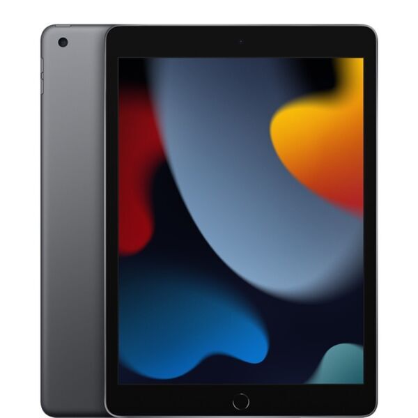 Apple iPad 9 (10.2-inch) | A13 Bionic-chip | 64GB | Wi-Fi + LTE | Space Grijs | Gerenoveerd