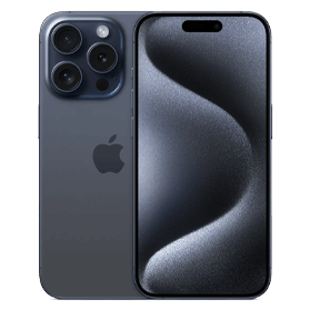 Apple iPhone 15 Pro 128GB Refurbished | Garantie | Accessoires | Blauw Titanium