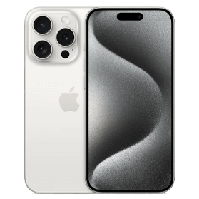 Apple iPhone 15 Pro Max 512GB Refurbished | Titanium Wit | 2 jaar Garantie | Inclusief Accessoires