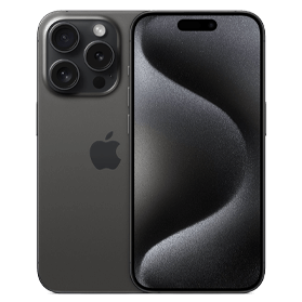 Apple iPhone 15 Pro 256 GB Refurbished | Titanium Zwart | 2 jaar Garantie | Inclusief Accessoires