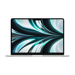 Apple MacBook Air 13 Inch Refurbished | 3.49GHZ M2 | 256GB | 8GB RAM | Zilver | 1 jaar Garantie | Accessoires