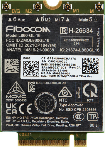 HP 4G LTE-A Pro Cat16 WWAN for G11 Refurbished | 12M Garantie