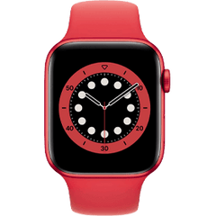 Apple Watch Series 6 44 mm Refurbished | Aluminium Rood | Wifi | Rood Sportbandje | 2 jaar Garantie | Incl. Accessoires