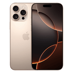 Apple iPhone 16 Pro Max 512GB Refurbished | Desert Titanium | 2 jaar Garantie | Inclusief Accessoires