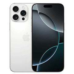 Apple iPhone 16 Pro 256 GB Refurbished | Wit Titanium | 2 jaar Garantie | Inclusief Accessoires