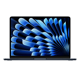 Apple MacBook Air 13 Inch Refurbished | 4.05 GHz M3 8 Core | 8 GB RAM | 256 GB | Middernacht (2024) | 2 jaar Garantie | Incl. Accessoires