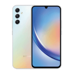 Samsung Galaxy A34 5G Refurbished | 128GB Zilver | Dual SIM | 1 jaar Garantie | Accessoires