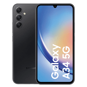 Samsung Galaxy A34 5G Refurbished | Dual SIM | Zwart | 1 jaar Garantie | Accessoires