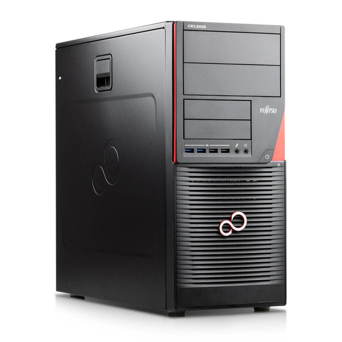 Fujitsu Celsius W550 Power | Intel Xeon E3-1275 v5 | 16GB RAM | 512GB SSD | DVD-RW