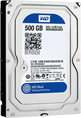 Western Digital WD Blue Desktop HDD 500 GB | WD5000AZLX | 3.5 inch